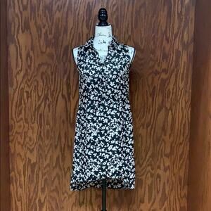 Indulge Butterfly Print Sleeveless Dress Size S